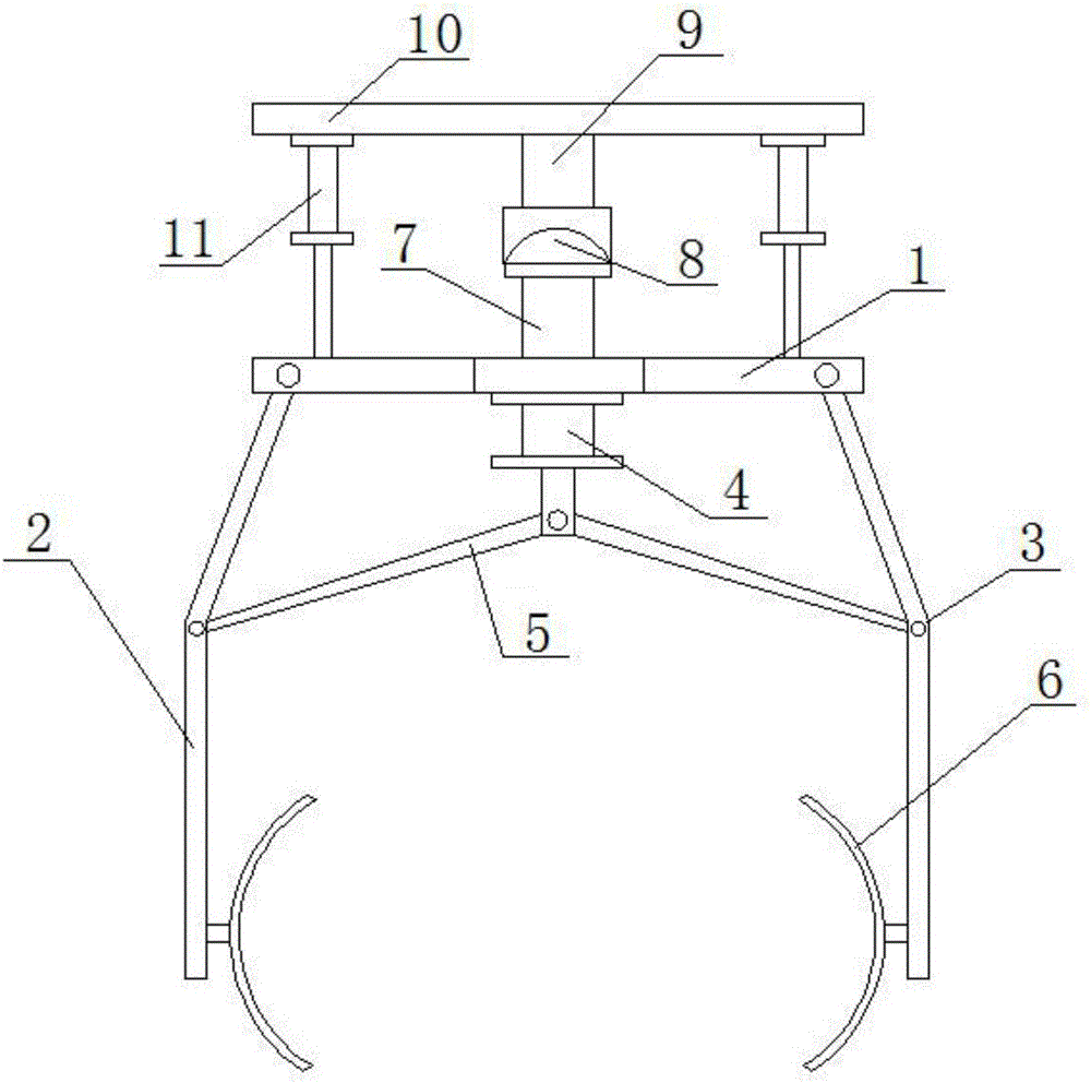 Steel pipe clamping tool