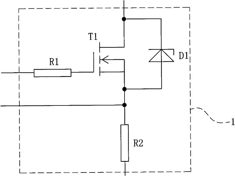 Protection circuit for preventing LED from impact