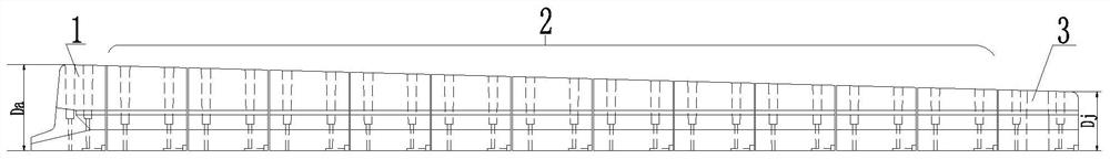 A top-loaded coke oven with high carbonization chamber with combined furnace door lining brick