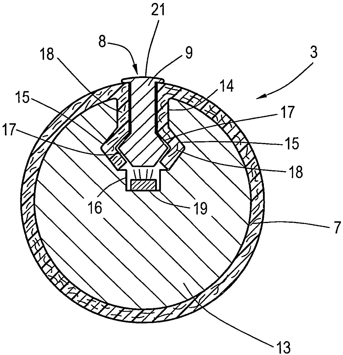 Arrangement for covering a component, component and motor vehicle