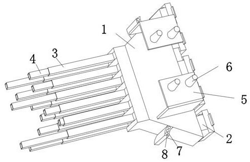 Line pipe classifying and tightening device for intelligent manufacturing