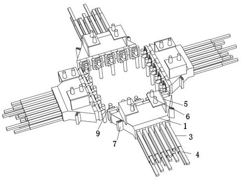 Line pipe classifying and tightening device for intelligent manufacturing