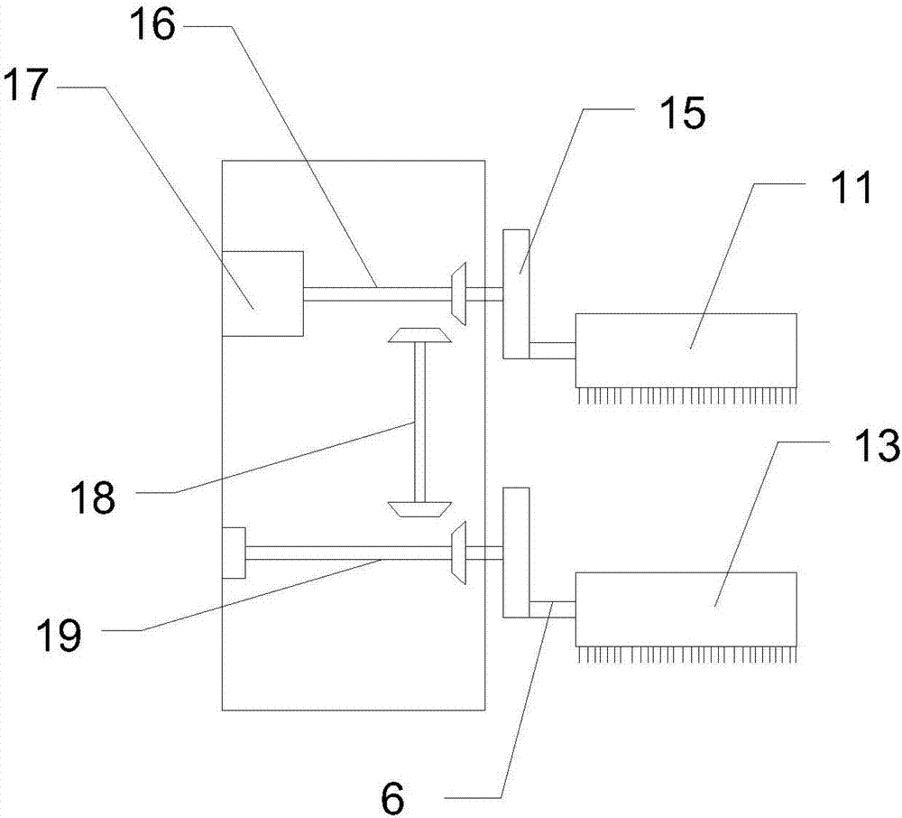 Double-side cleaning device for aquatic products