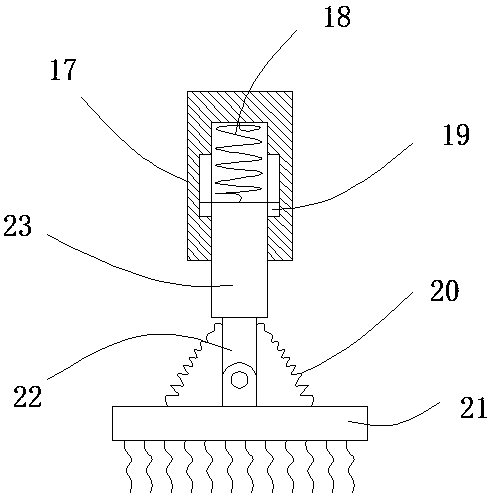 Pig house washing device for cultivation of Congjiang miniature pigs