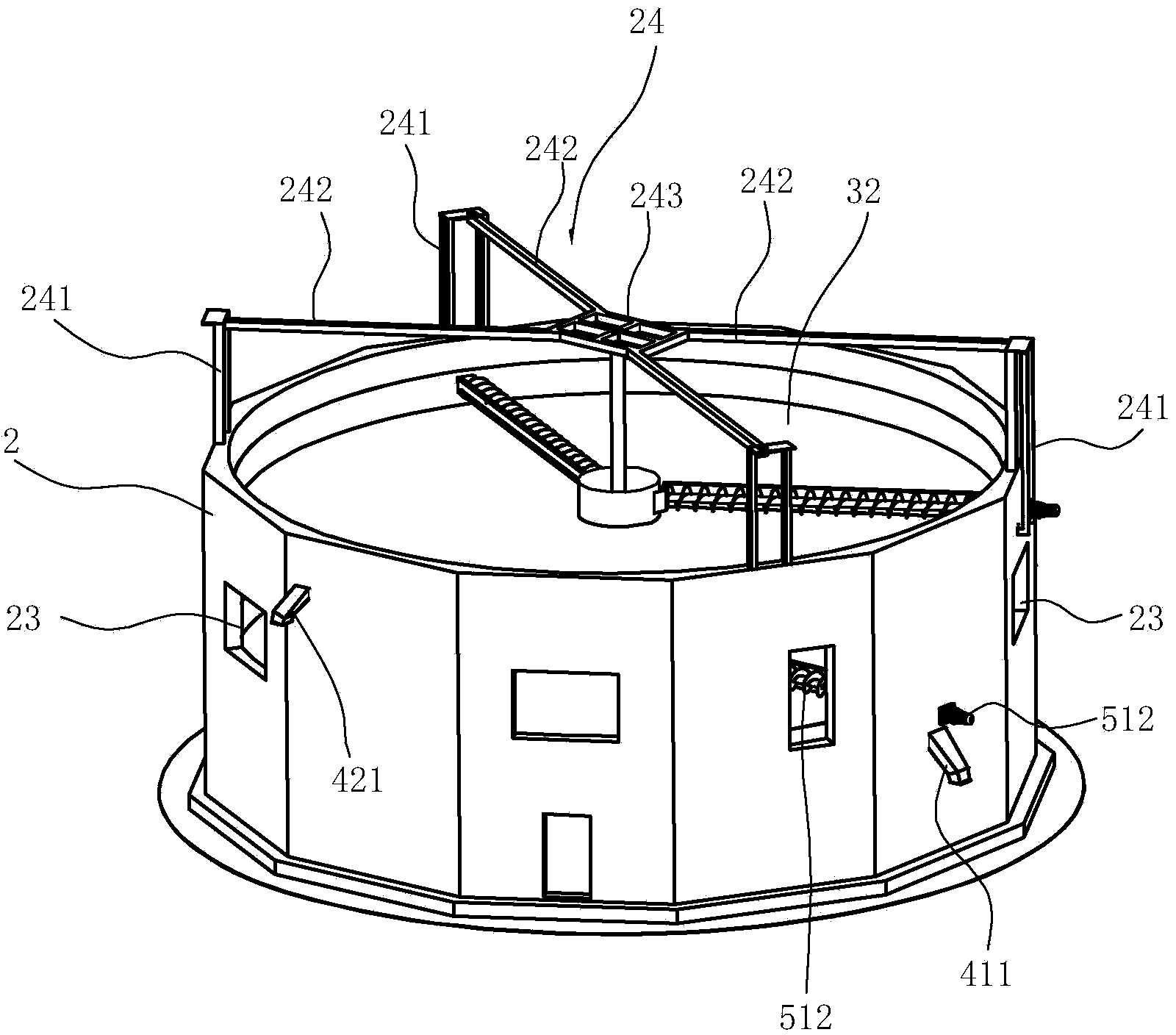 Automatic saccharifying device