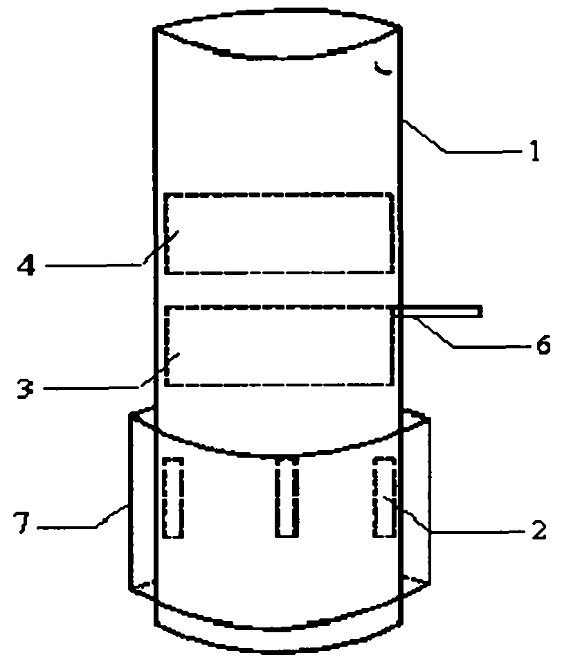 Intelligent force testing device of steel pipe scaffold based on wireless transmission