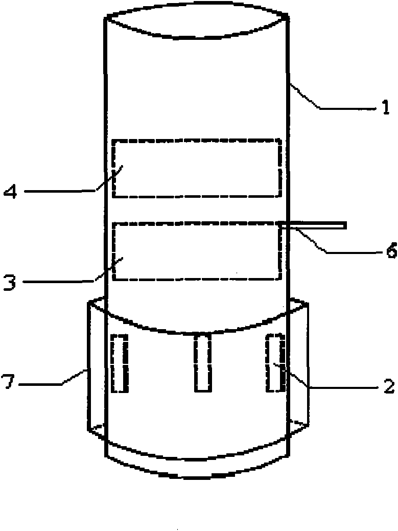 Intelligent force testing device of steel pipe scaffold based on wireless transmission