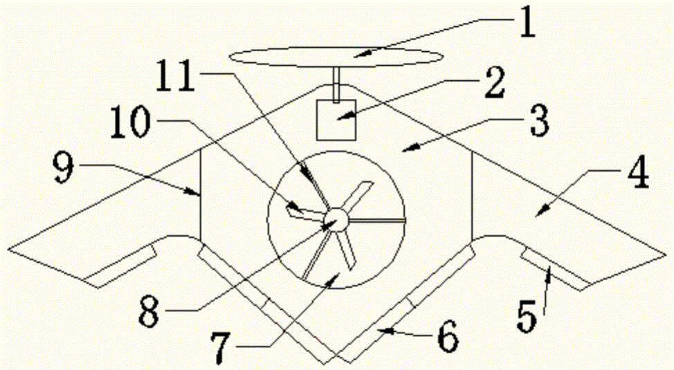 Vertical take-off and landing aircraft with wing body blended with single duct