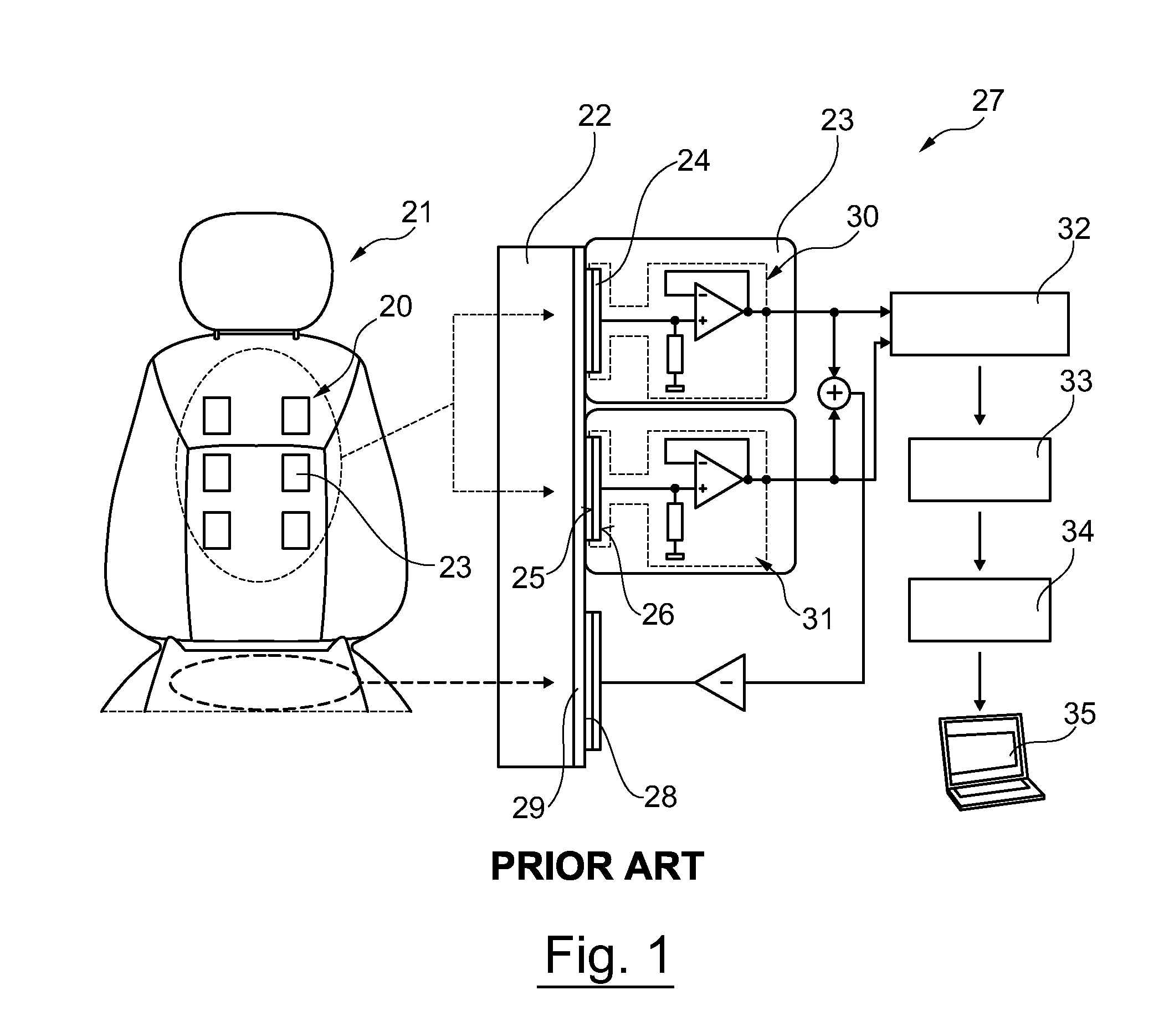 Sensor for contactless electrocardiographic measurement