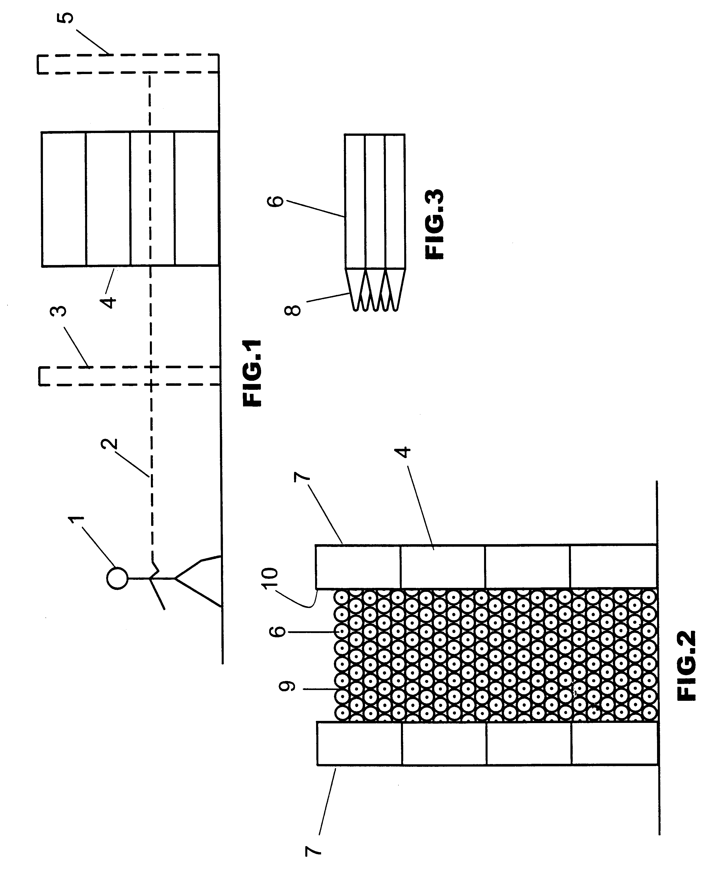 Durable system for controlling the disposition of expended munitions fired at a target positioned close to the shooter