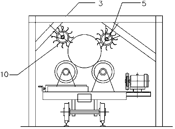 Medium pipe deruster