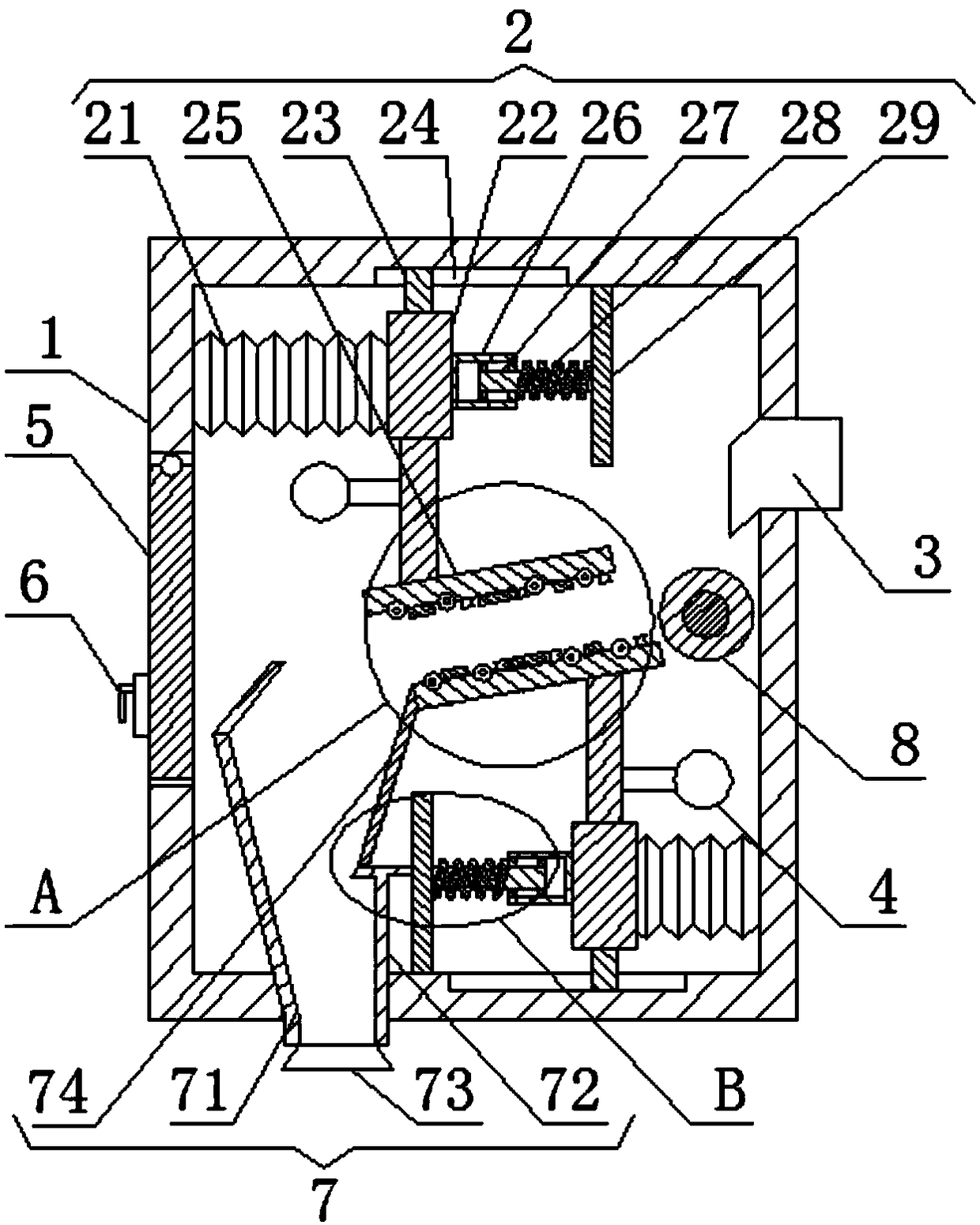 Novel automatic disinfection device for medical bedding