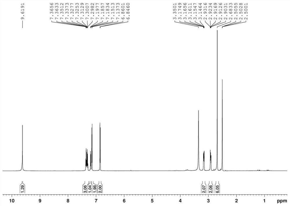 Aminoethyl biphenyl compound as well as preparation method and application thereof