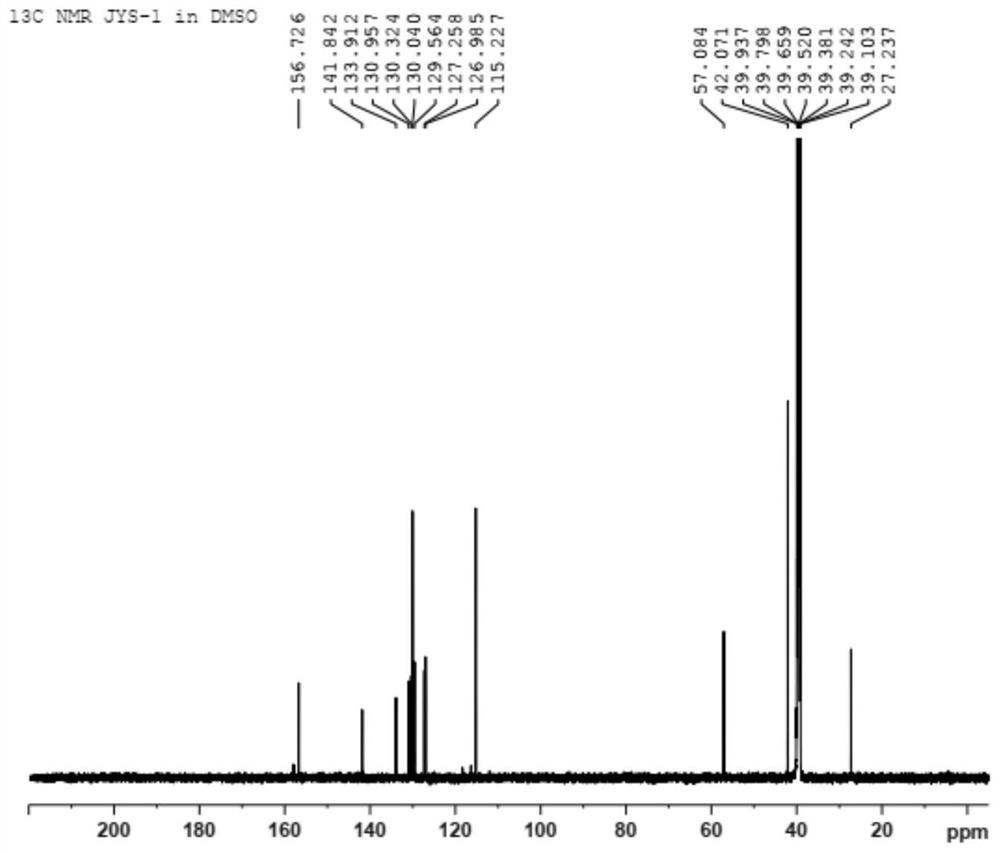 Aminoethyl biphenyl compound as well as preparation method and application thereof