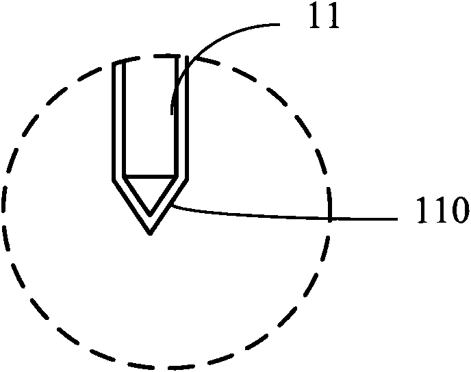 Probe of cantilevel probe card