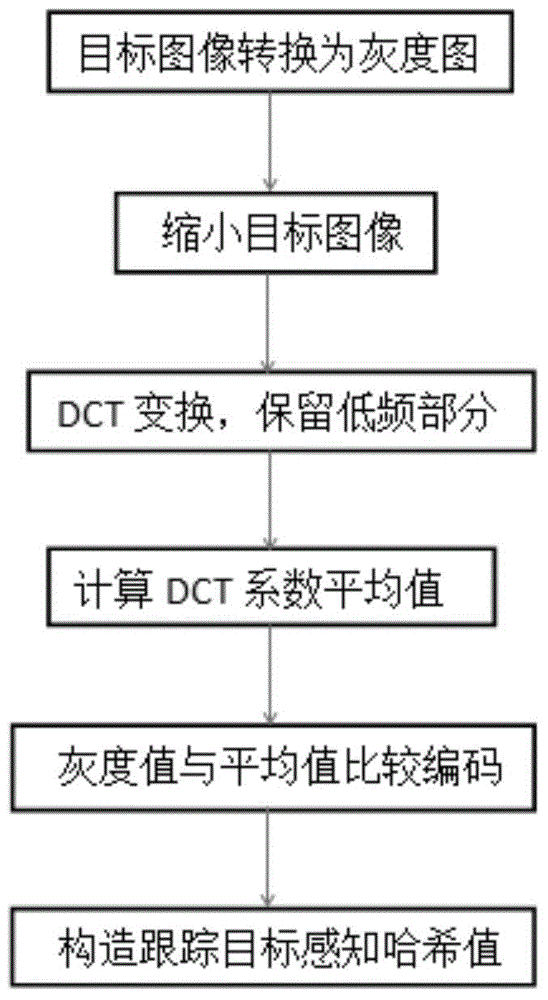 Particle filter and perceptual hash-based video target tracking method