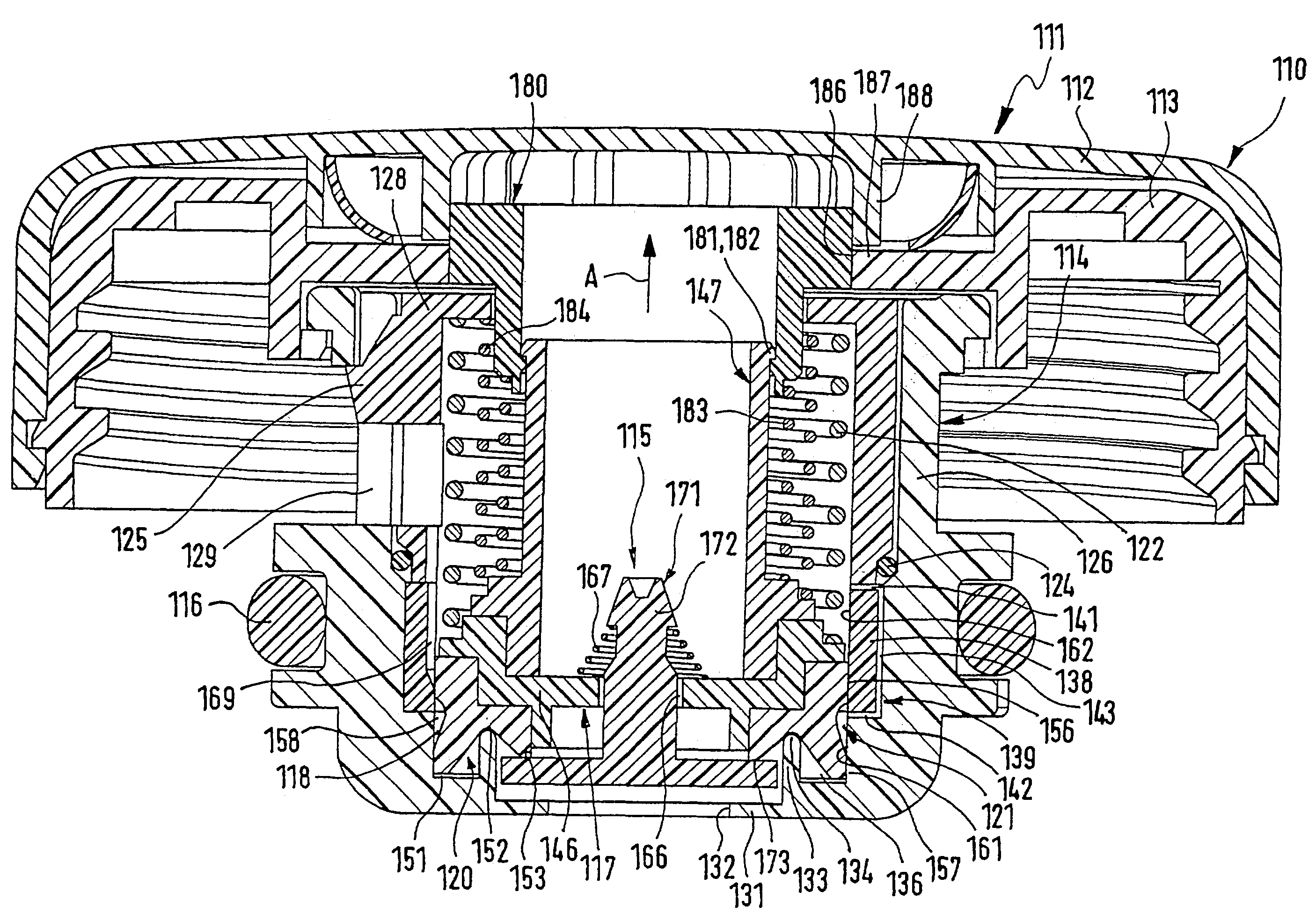 Closure cap provided with anti-twisting