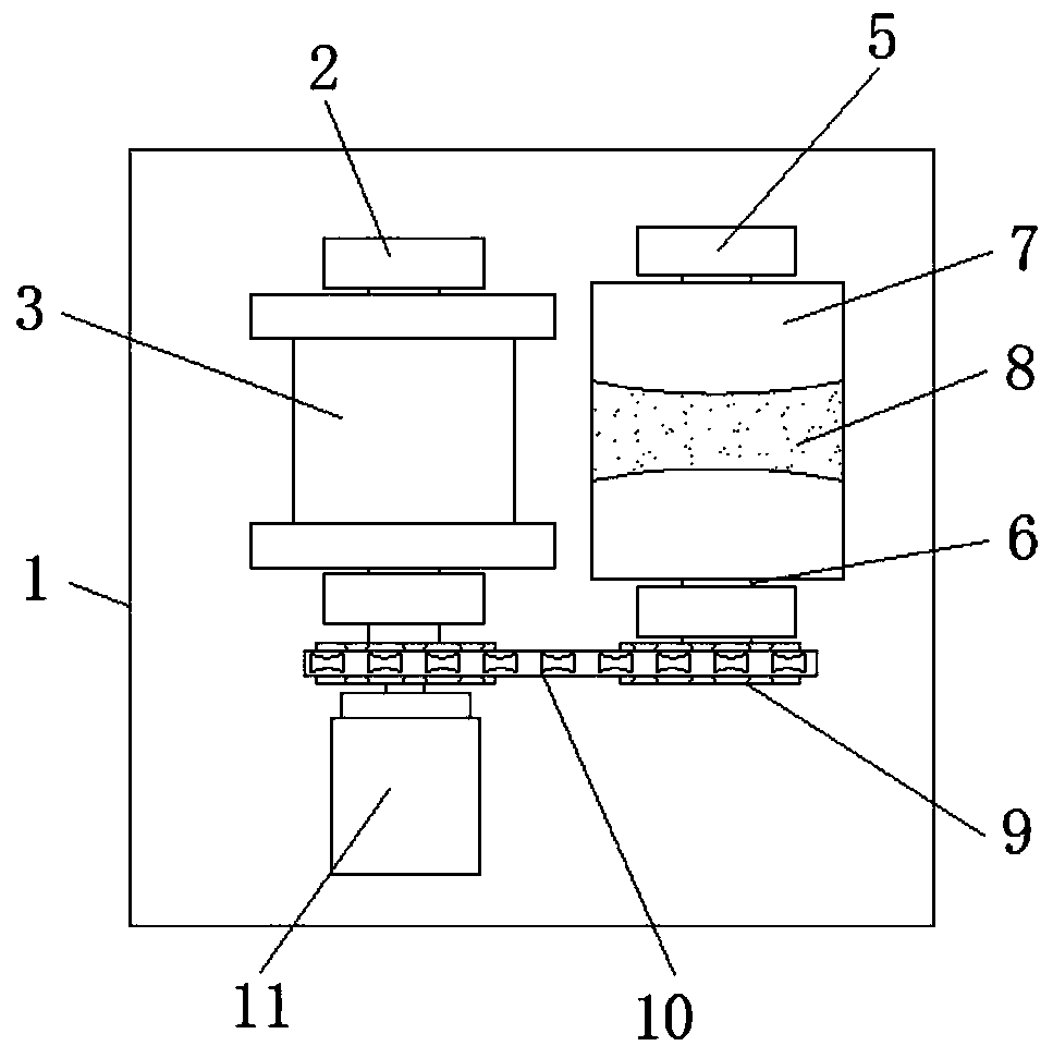 A positioning and bending device for steel bars for construction engineering