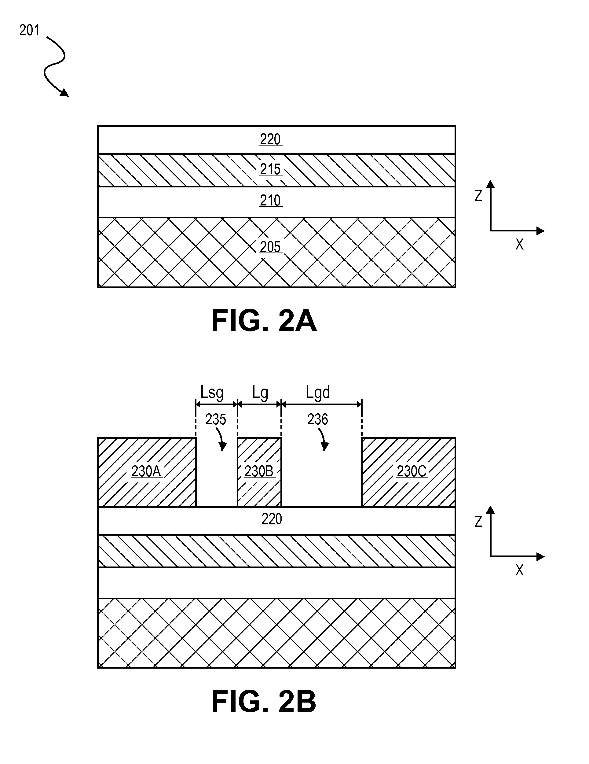 Self-aligned structures and methods for asymmetric GAN transistors & enhancement mode operation