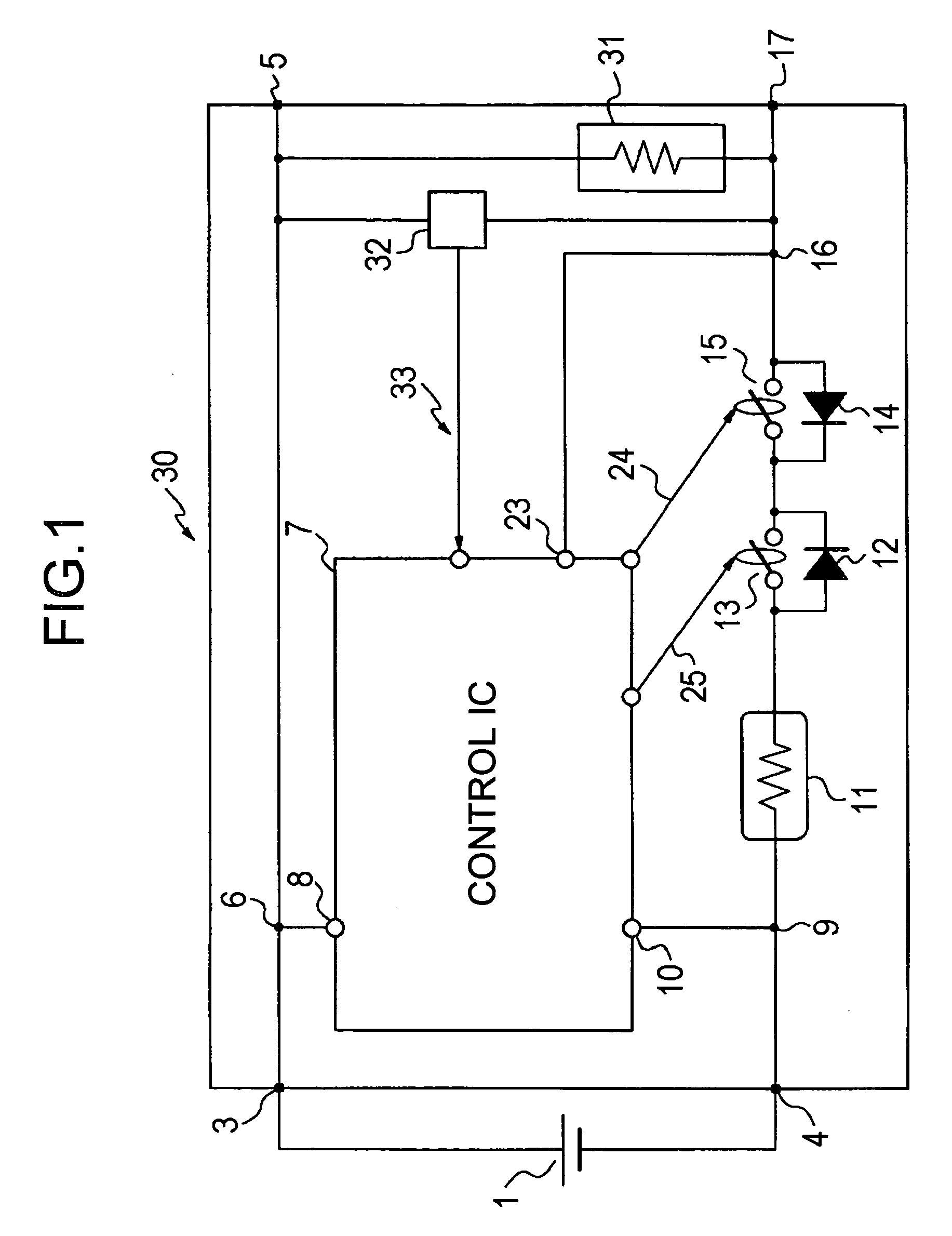 Battery pack having a protection circuit