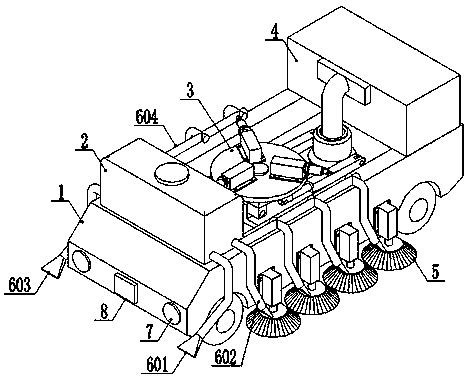 Cleaning device with changeable diameter for roads used for construction of municipal engineering bridges