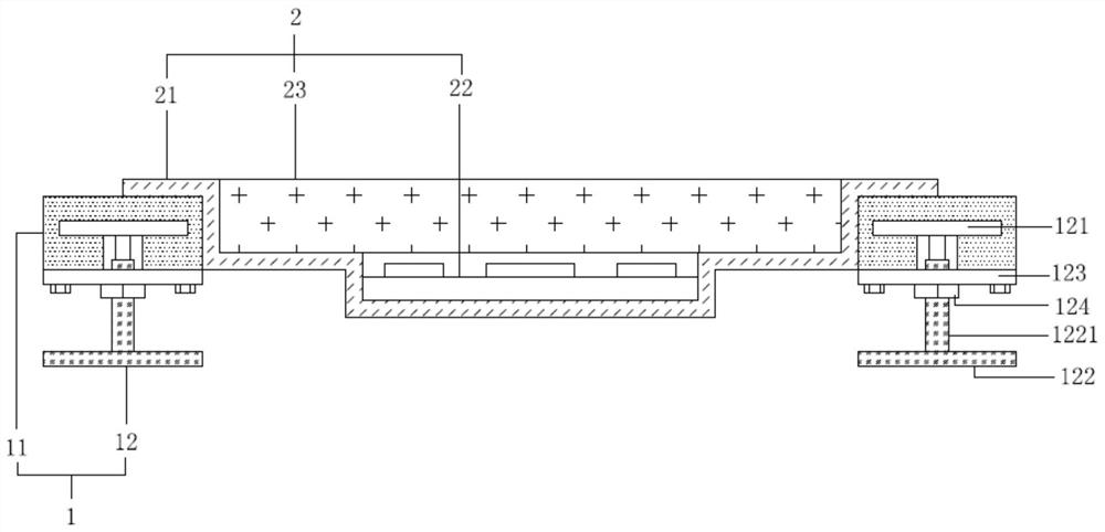 Ground overhead frame system and installation method