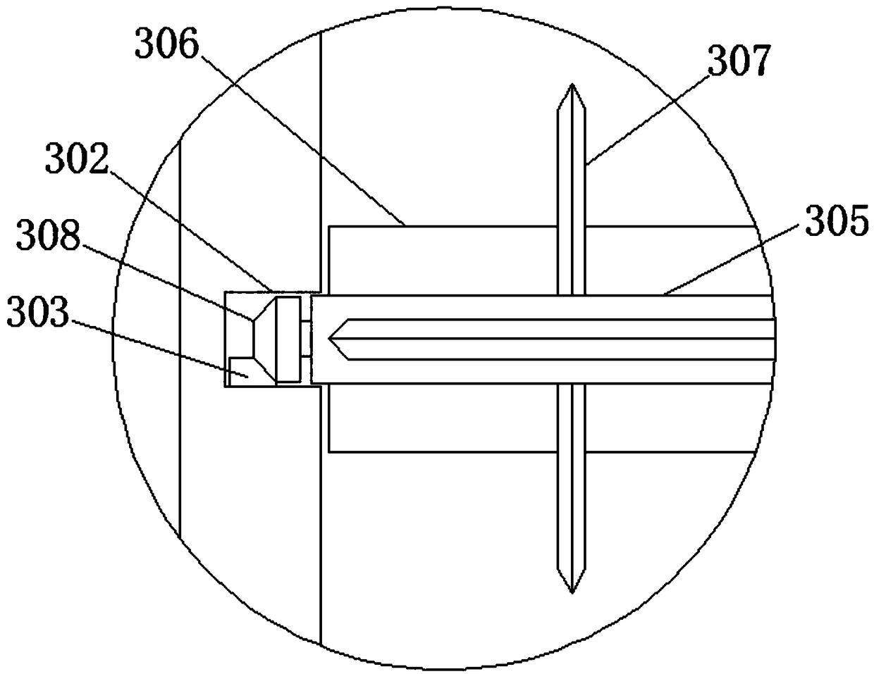 Straw crushing apparatus