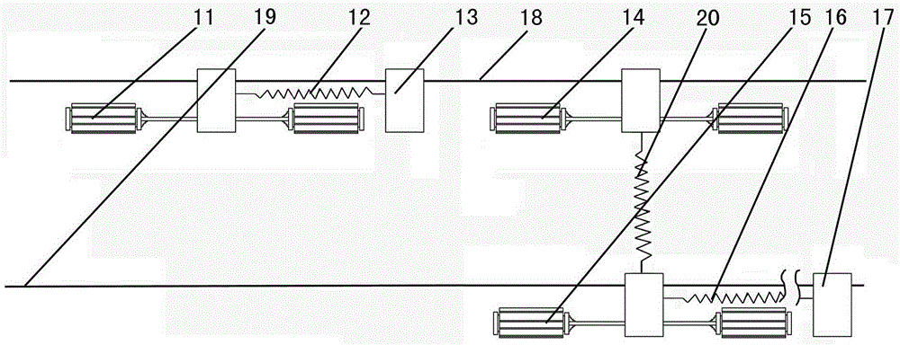 A connection structure of an anti-vibration hammer for overhead transmission lines