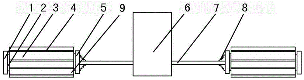 A connection structure of an anti-vibration hammer for overhead transmission lines