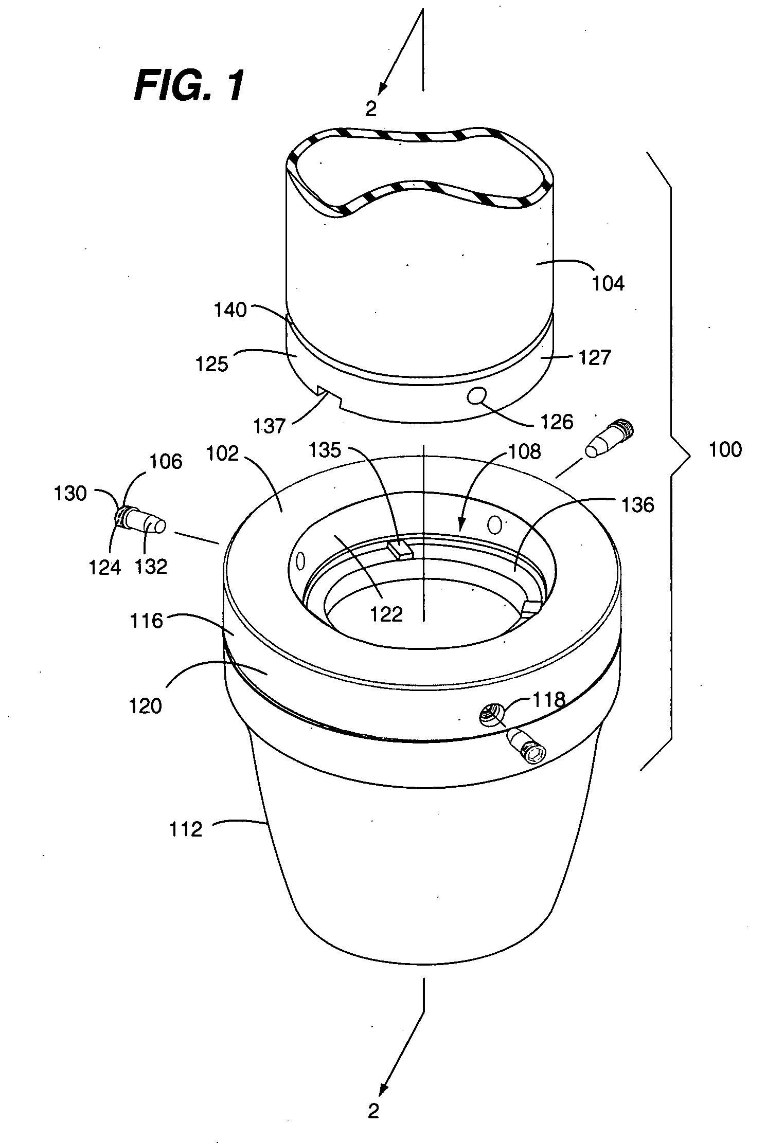 Stripper rubber with integral retracting retention member connection apparatus