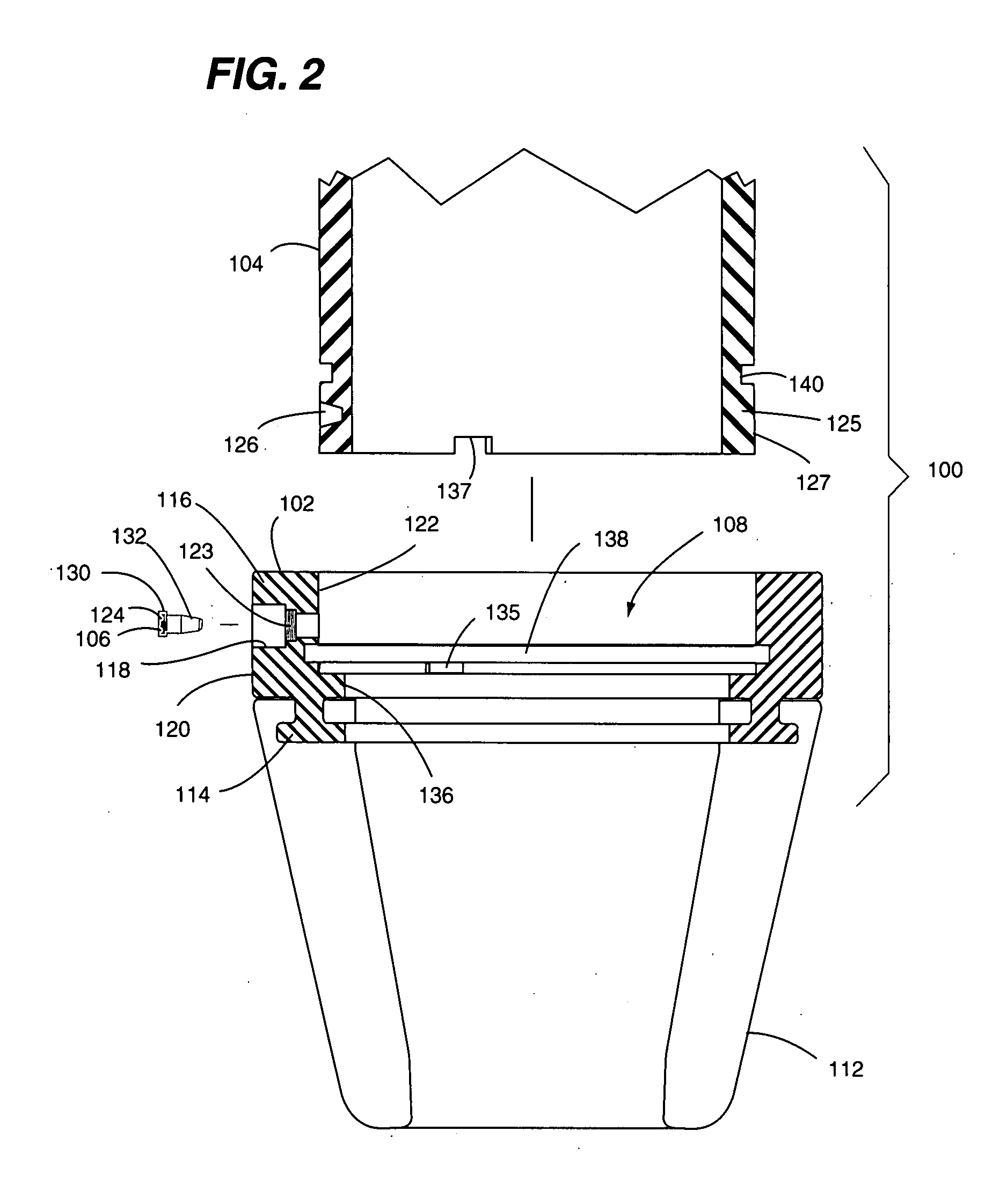 Stripper rubber with integral retracting retention member connection apparatus