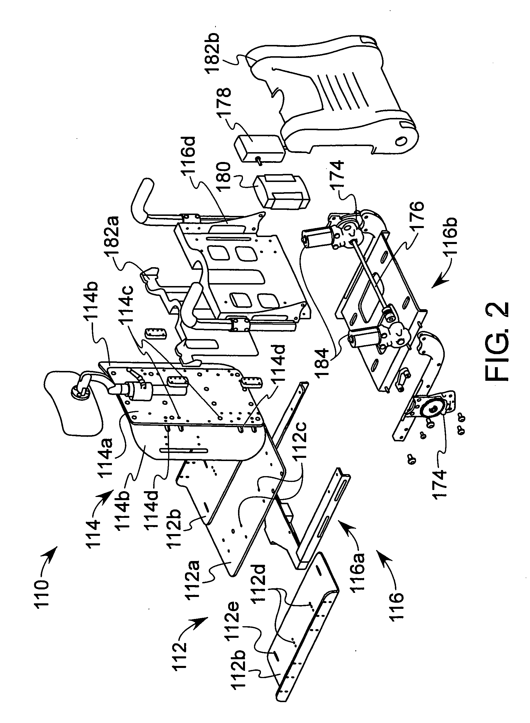 Seat assembly for wheelchair