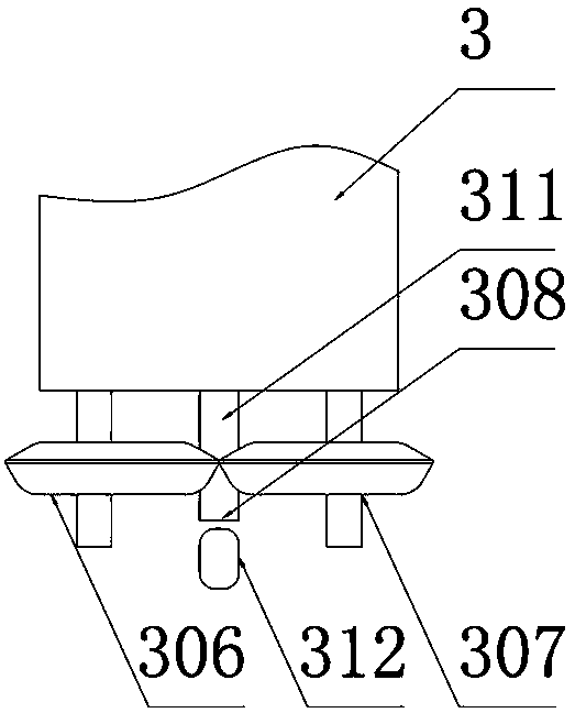 Automatic composting device for city domestic sludge and processing method for city domestic sludge