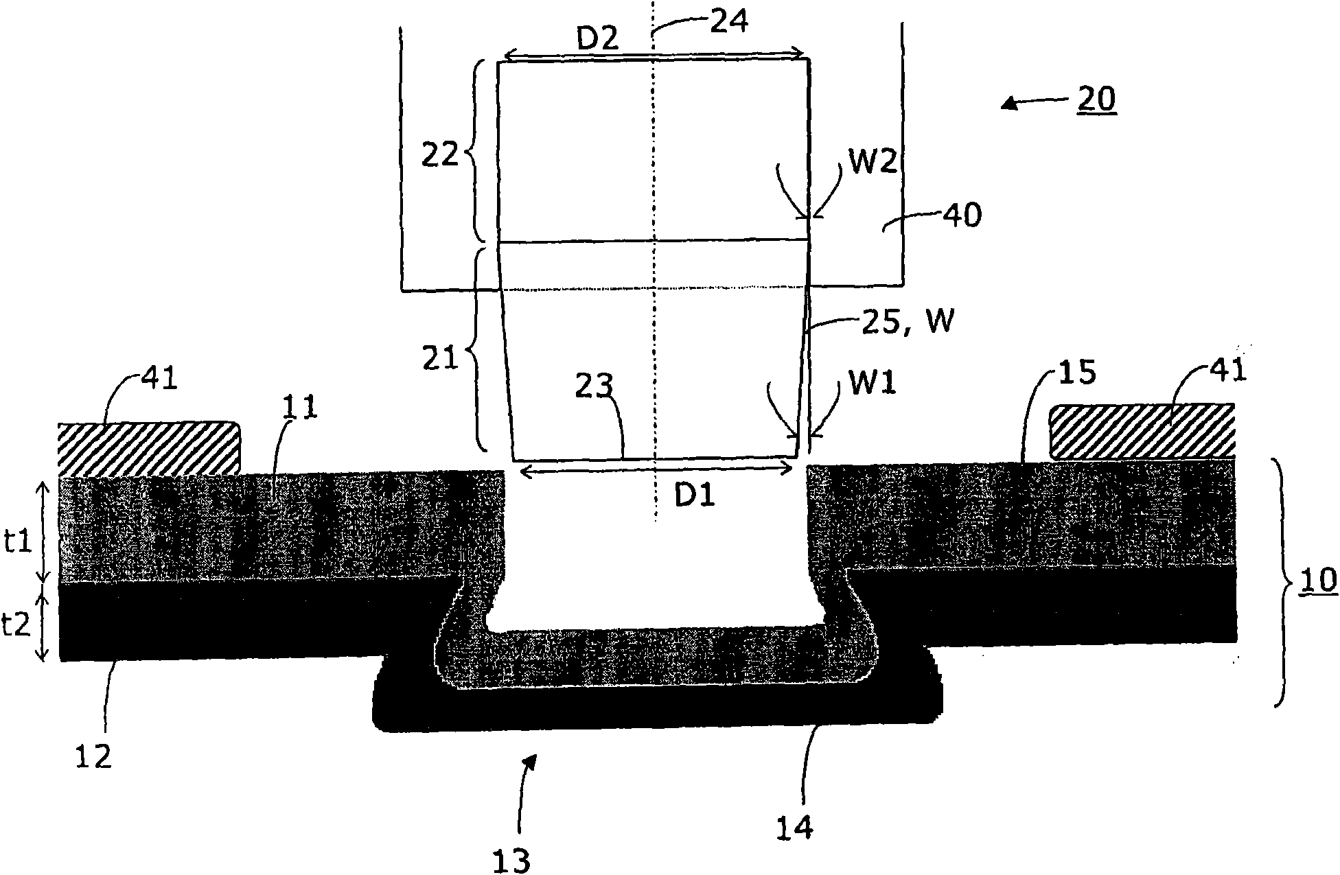 Method for clinching thick metal workpieces, use of a clinching tool, and steel structural element produced accordingly