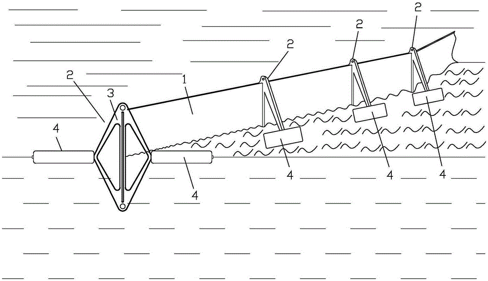 Quick deployable oil boom