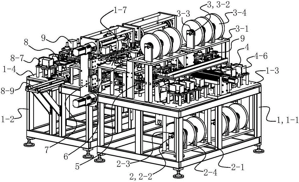 Automatic film stacking machine