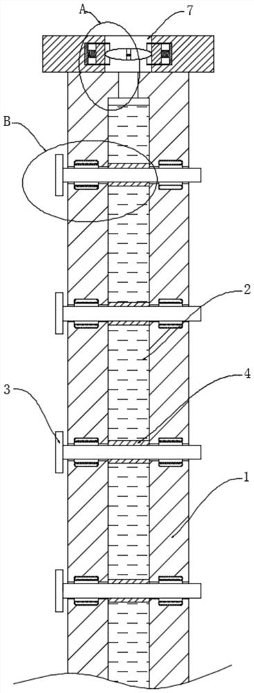 A kind of building steel formwork for supporting wall pouring