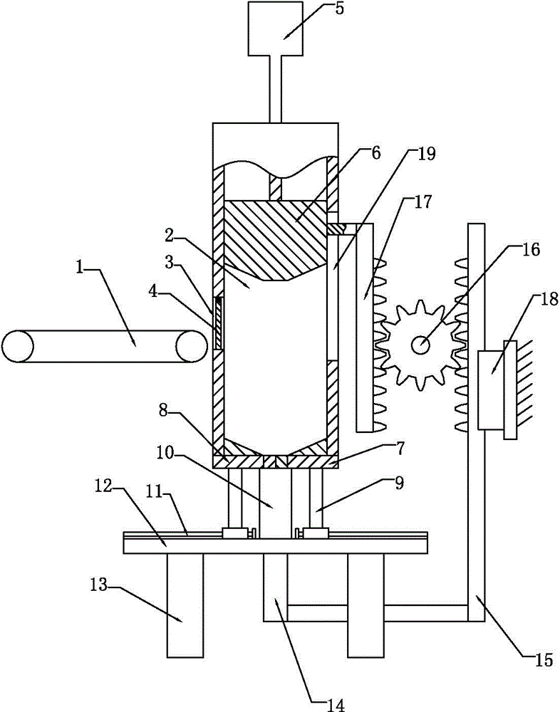 Hammer crusher for ceramic manufacturing