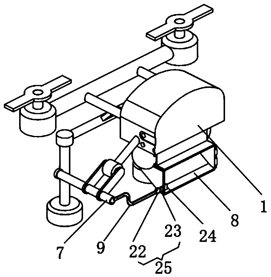 Automatic spraying type agricultural unmanned aerial vehicle