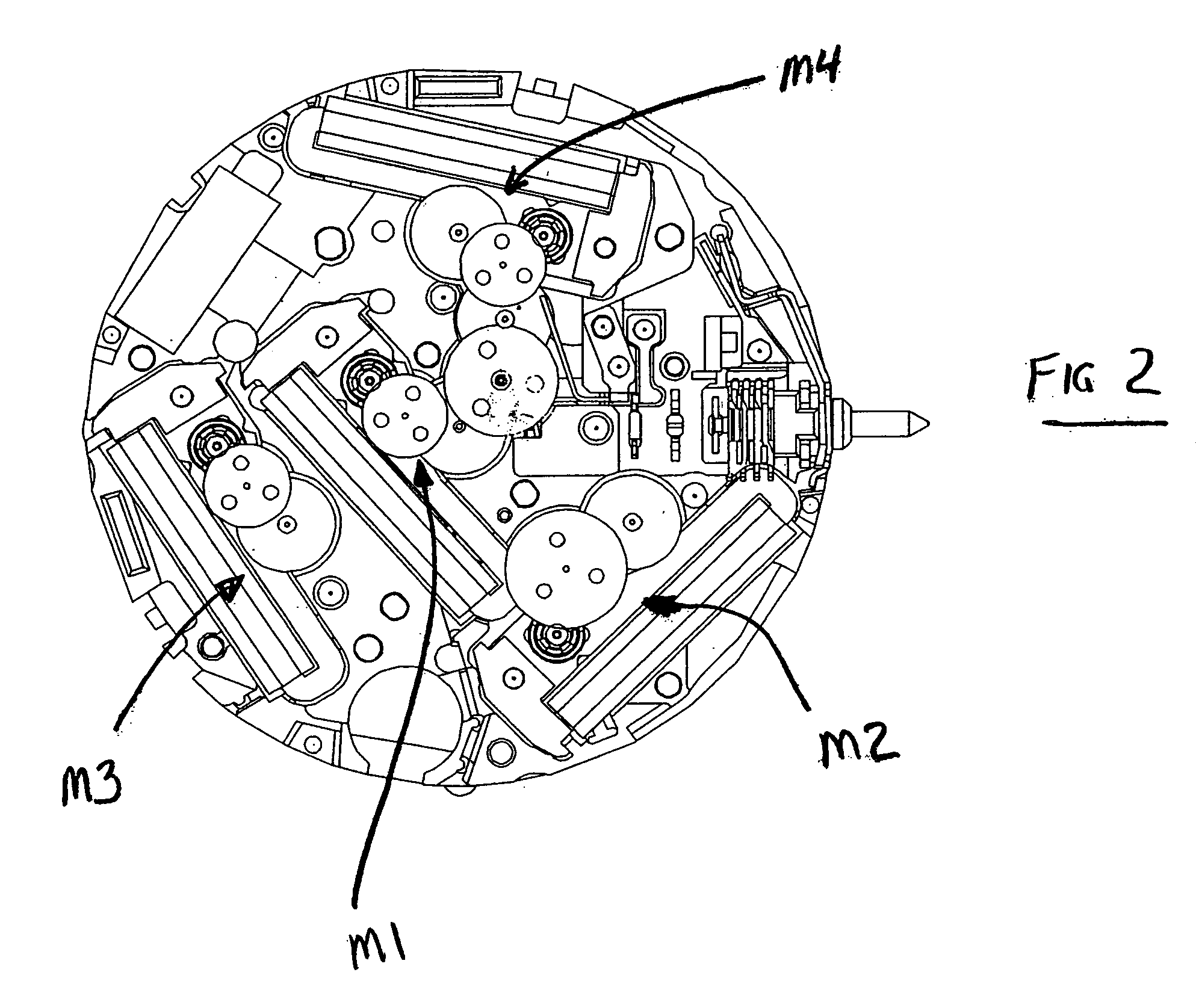 Multiindicator device and method for calibrating/setting same