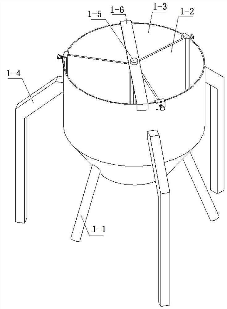 Mine powder accurate proportioning and mixing device and use method