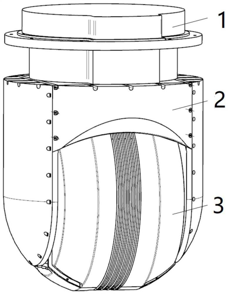 Two-axle two-frame photoelectric stabilization platform based on steel wire rope drive