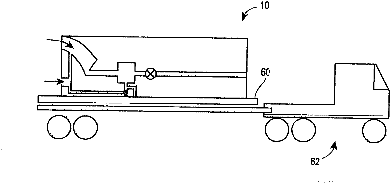 Compact wastewater concentrator using waste heat