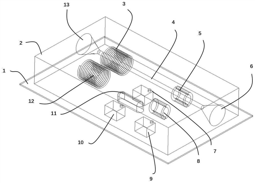 Lubricating oil cleanliness monitoring device based on multi-parameter bridge method