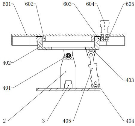 Multi-degree-of-freedom wind power tower boarding trestle