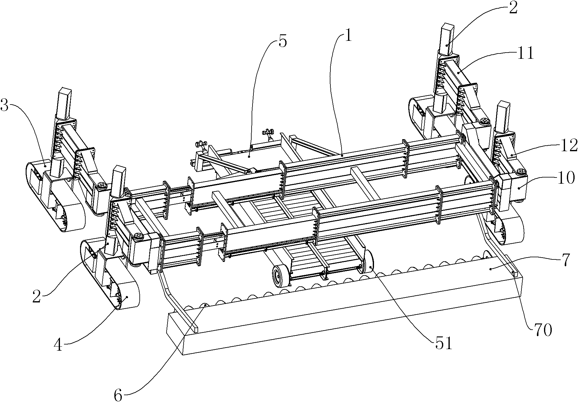 Milling and paving double-purpose machine