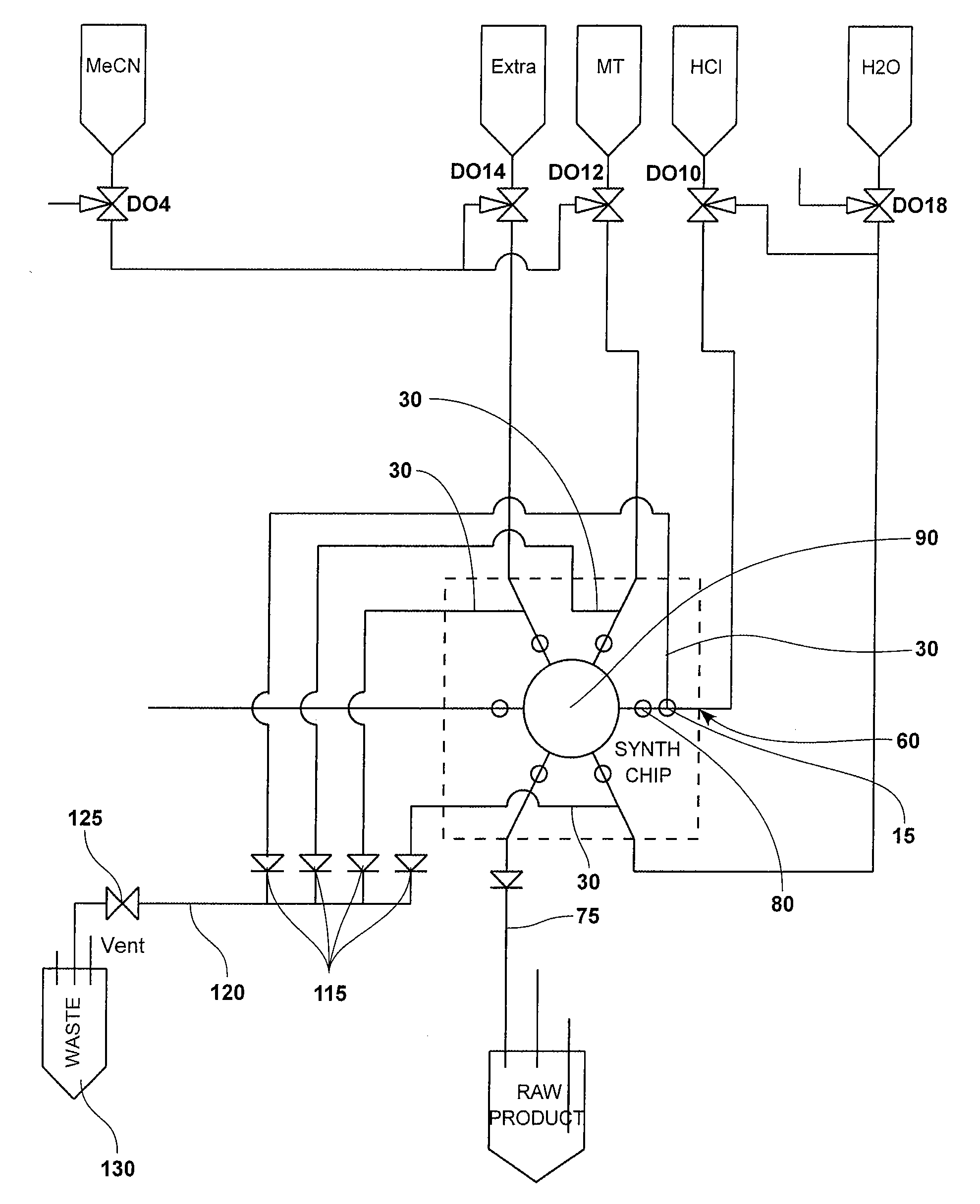 System and method for interfacing with a microfluidic chip