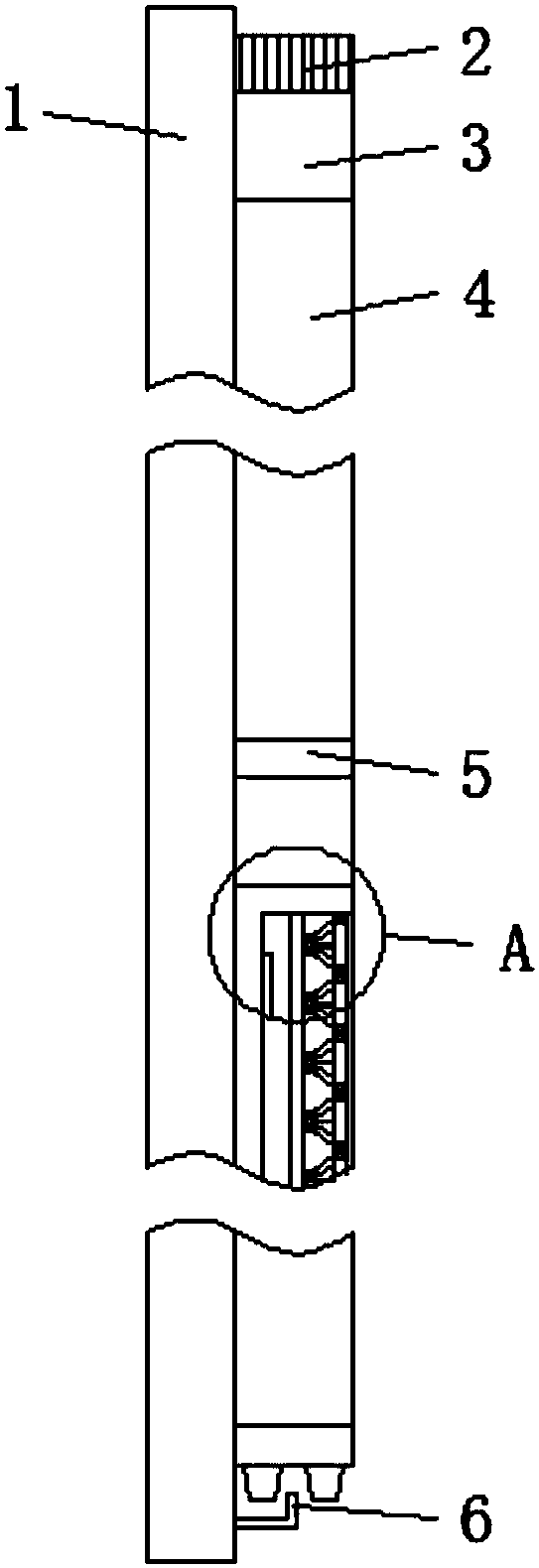 Combined building outer wall surface decorating structure