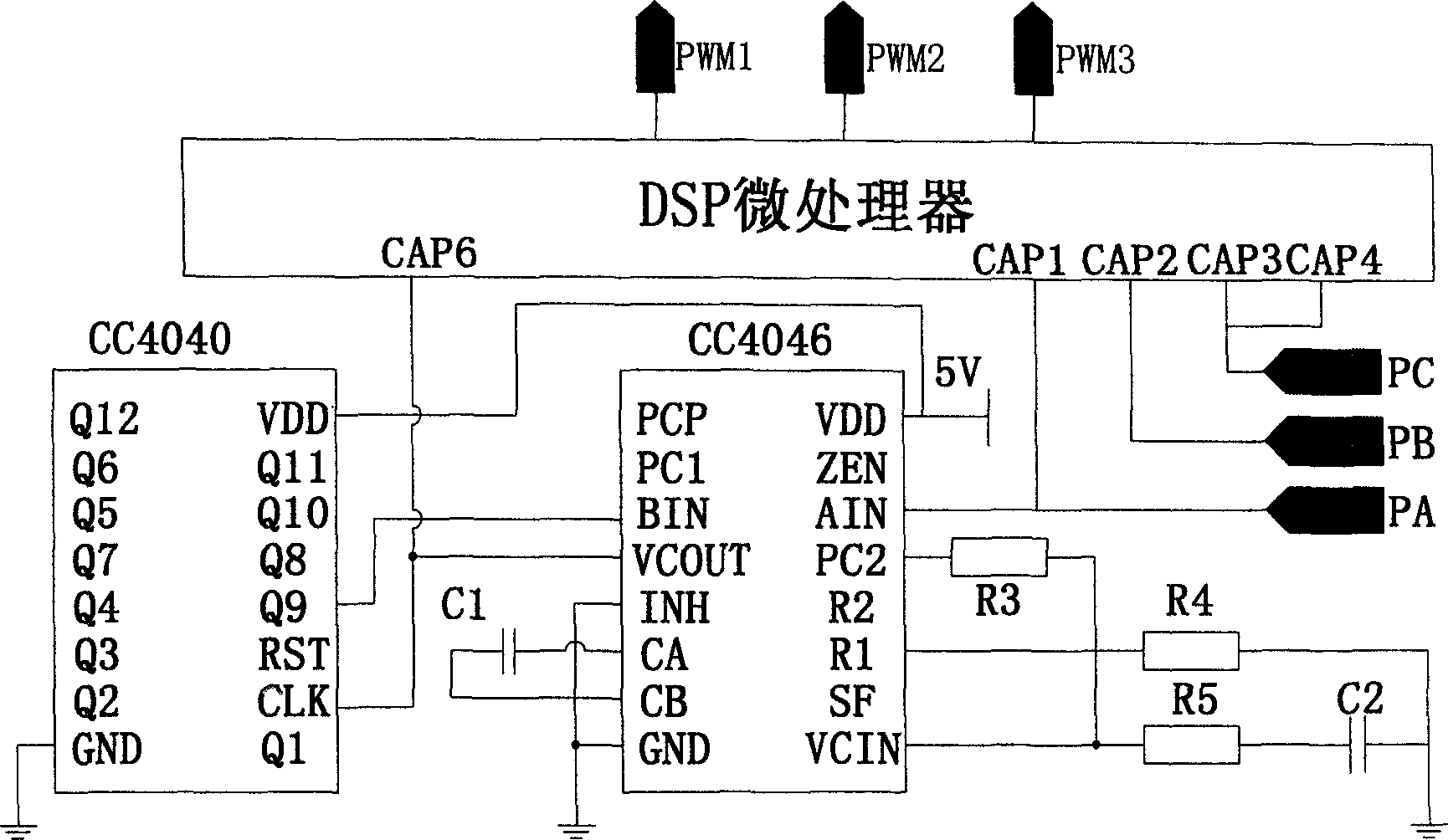 Method for controlling advance angle of double salient-pole electric machine and circuit thereof