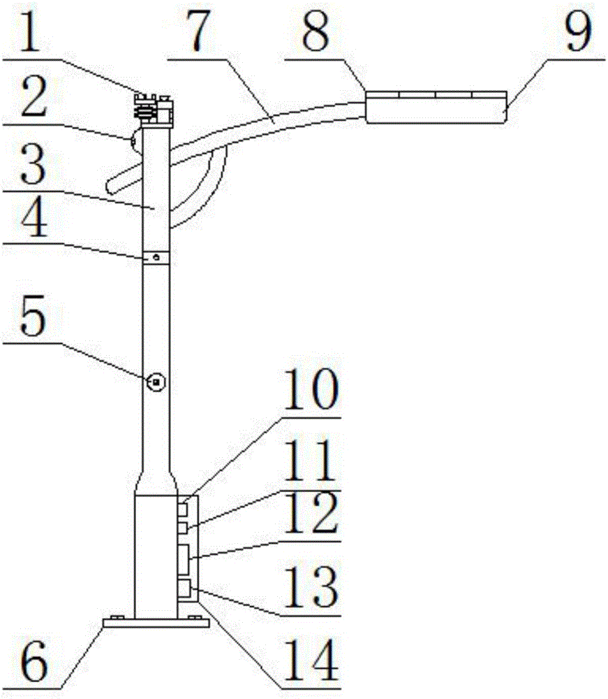 Intelligent street lamp based on Internet-of-things